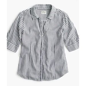 J. Crew Short-sleeve Button-up Shirt in Stripe